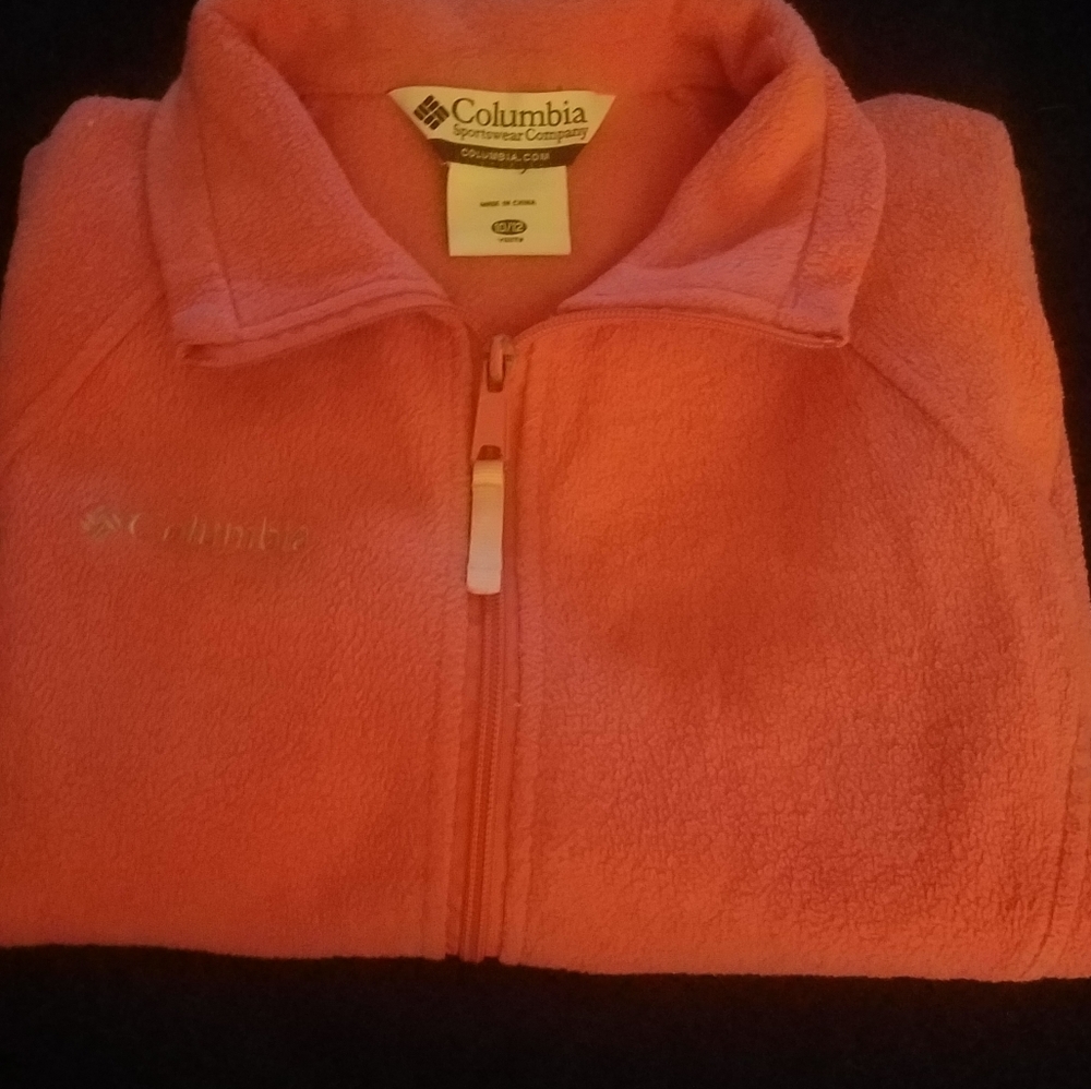 Columbia fleece jacket-Girls size L/10-12